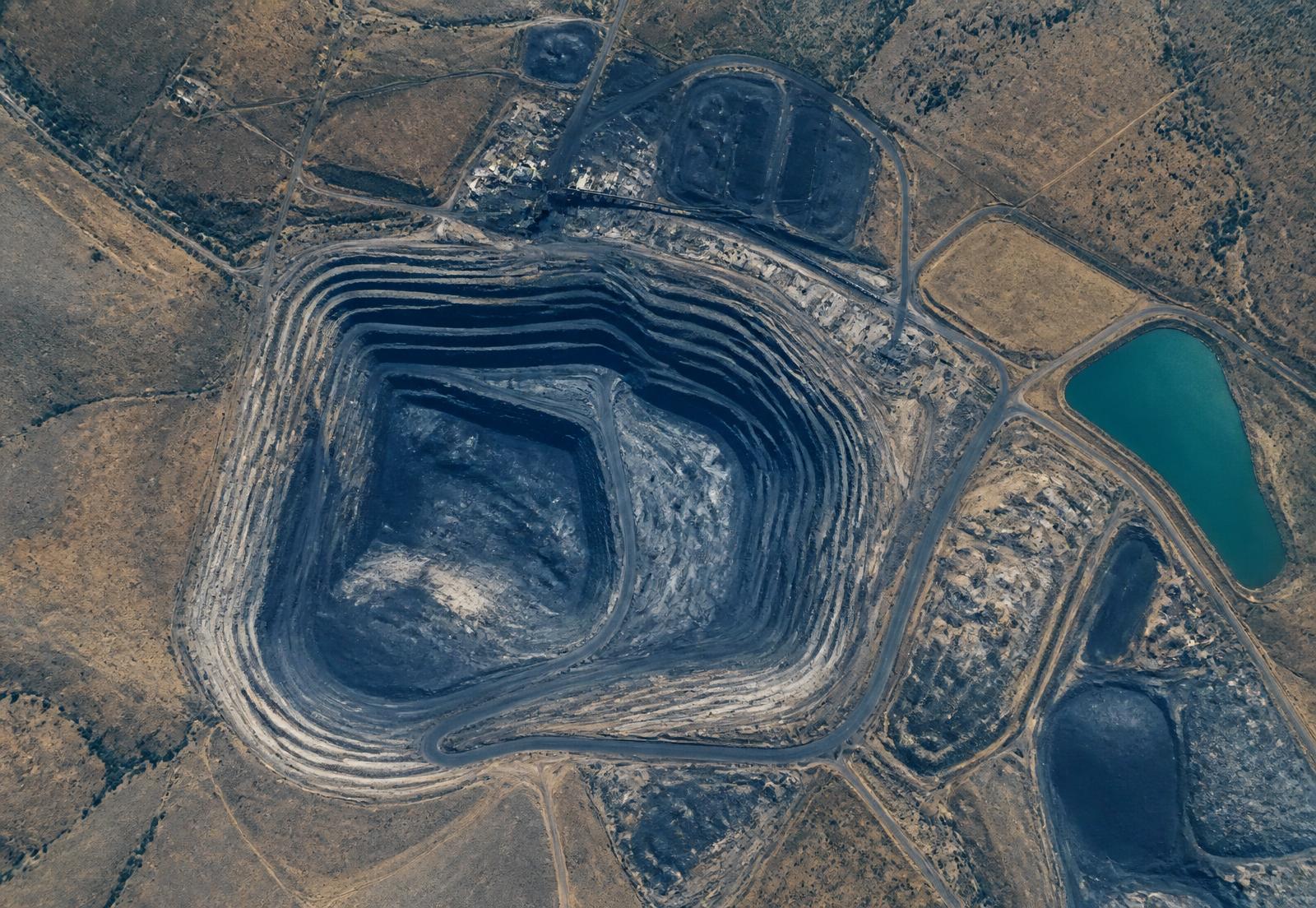 Satellite view of Mhlabeni Coal Mine