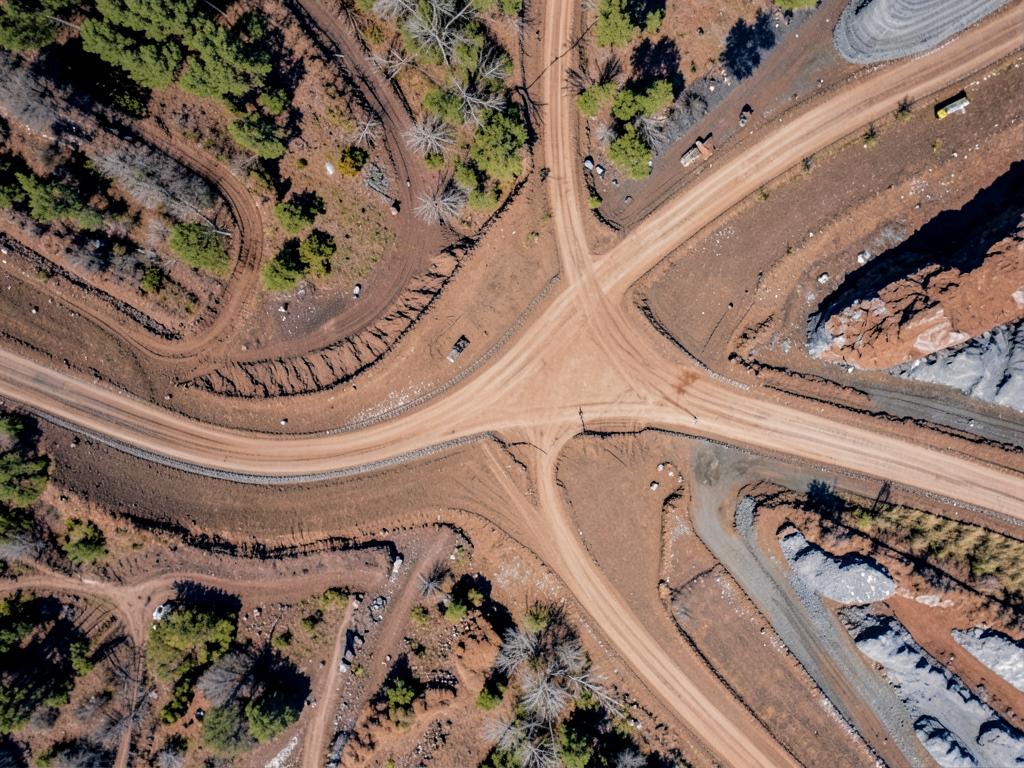 Satellite picture of Eastern boundary — Now